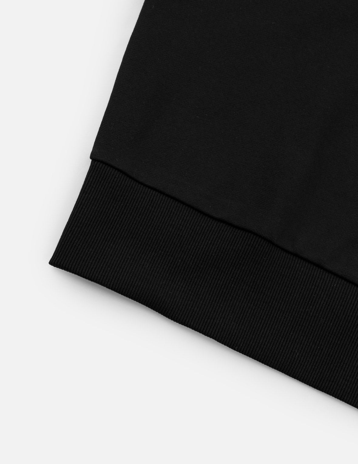 Raw-Edge Seagull Embroidered Sweatshirt