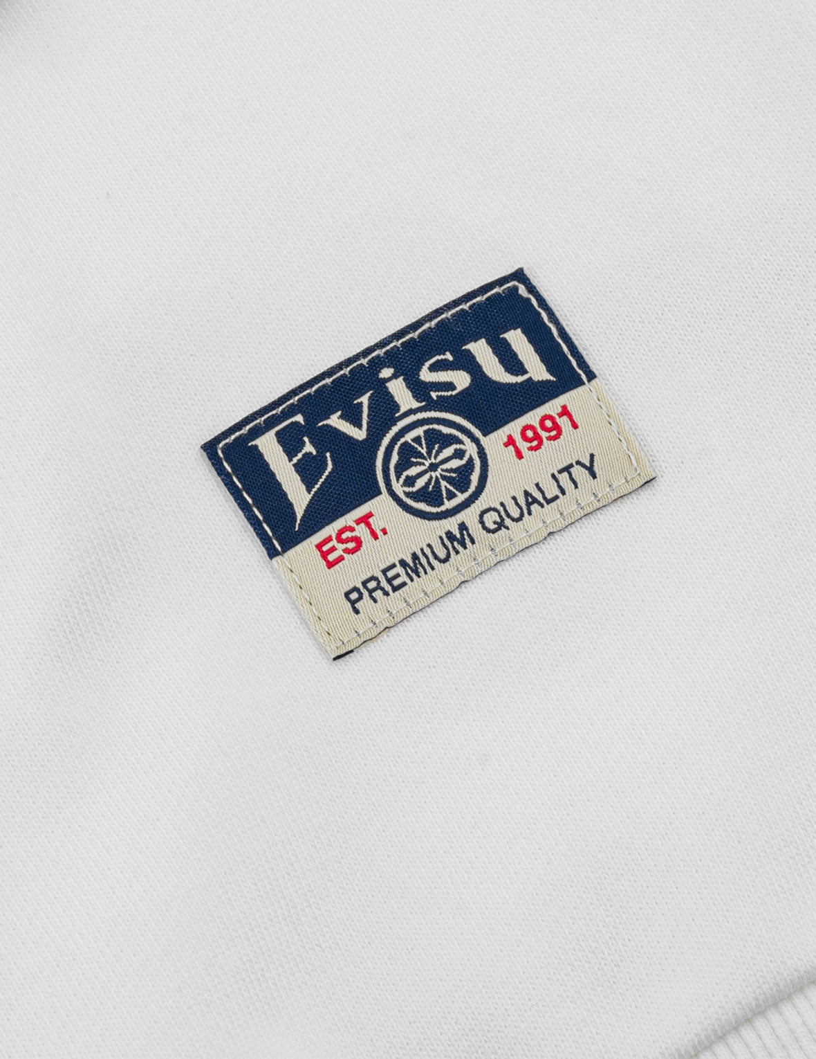 Raw-Edge Seagull Embroidered Sweatshirt
