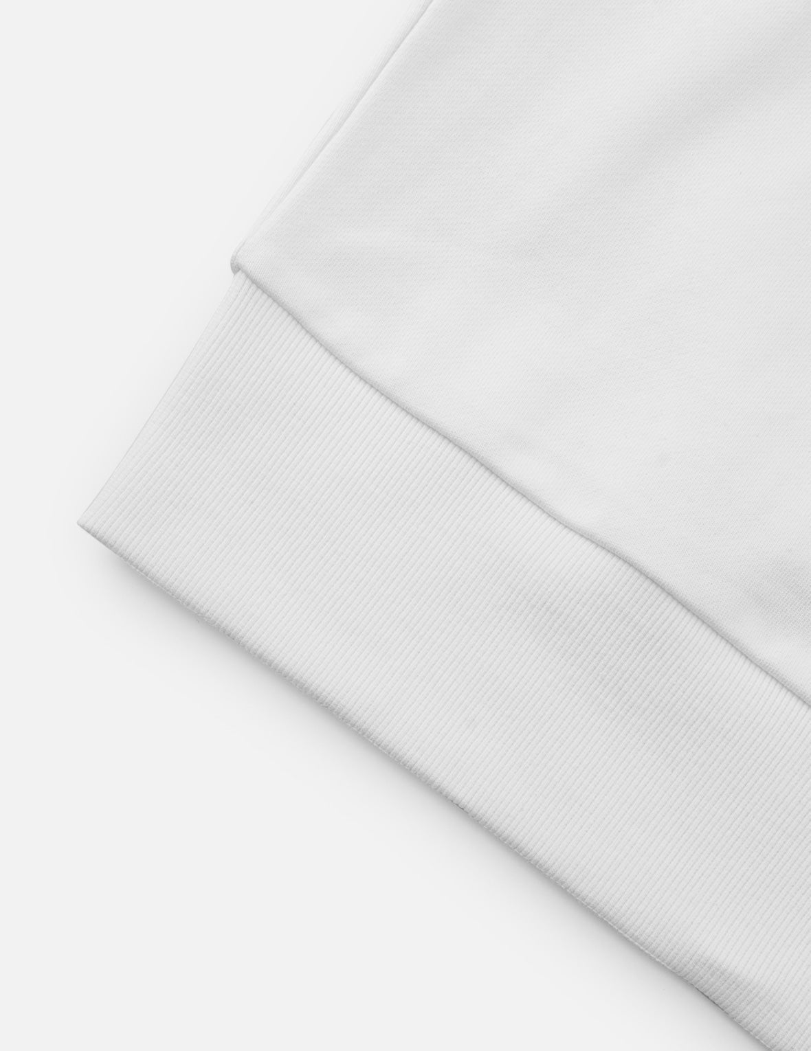 Raw-Edge Seagull Embroidered Sweatshirt