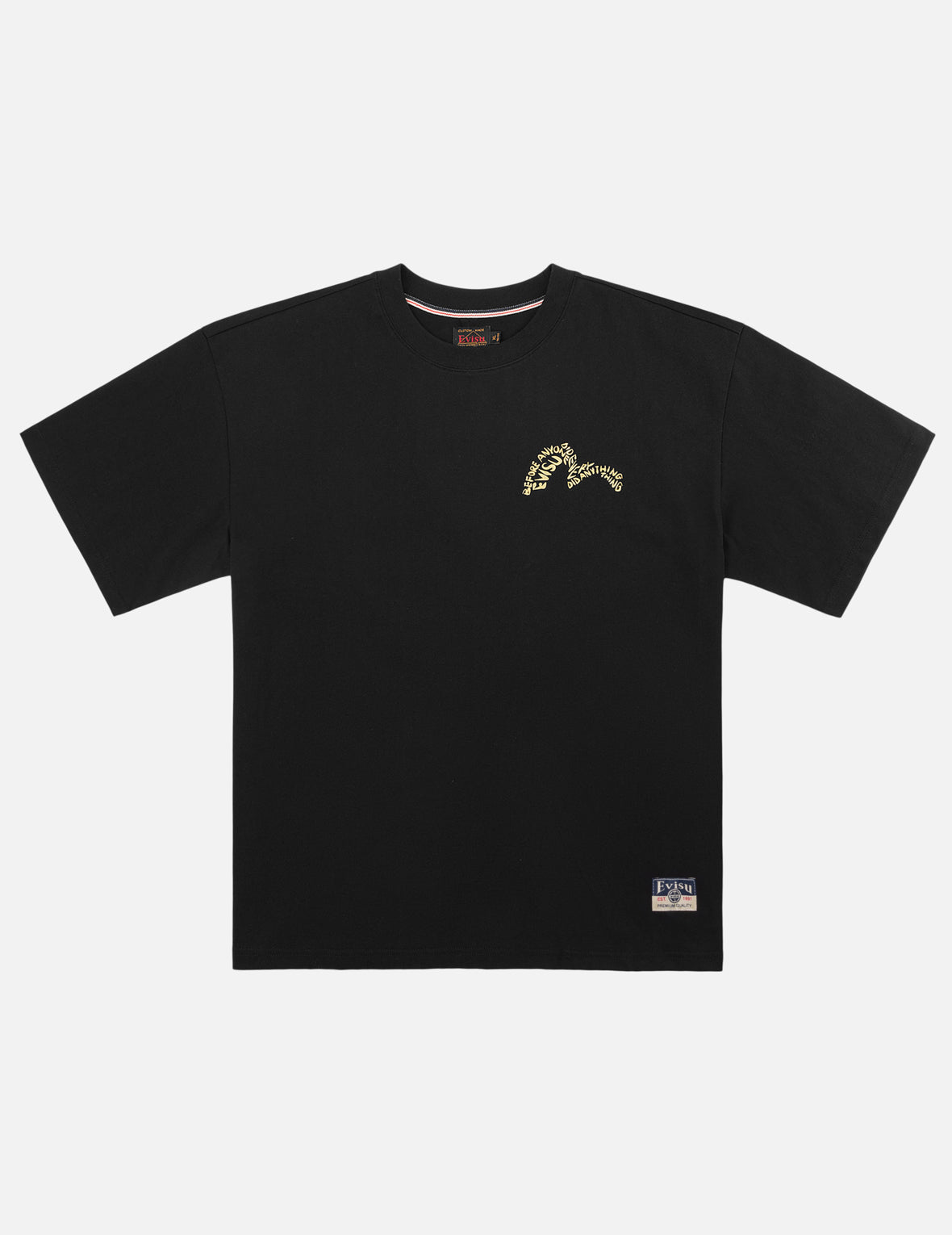 Gold Print Studded Tee – EVISU