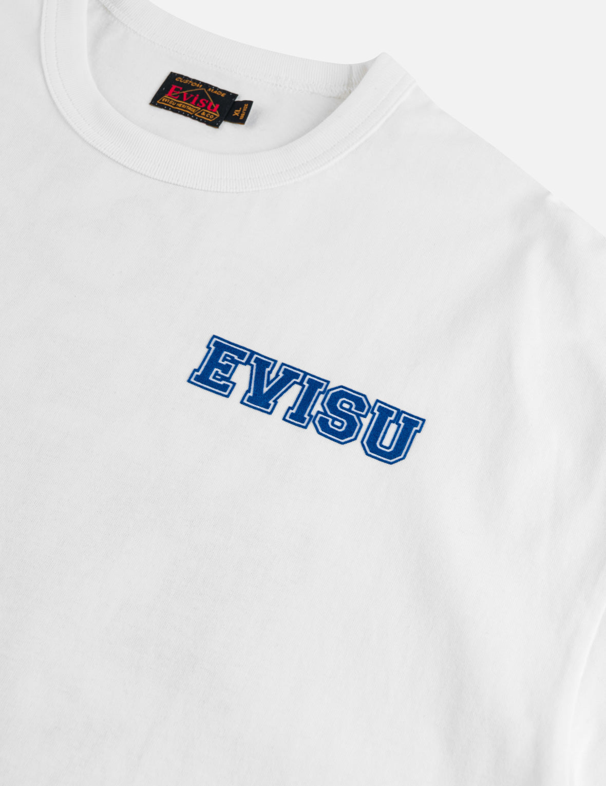 Flocking Logo Kamon Print T-Shirt