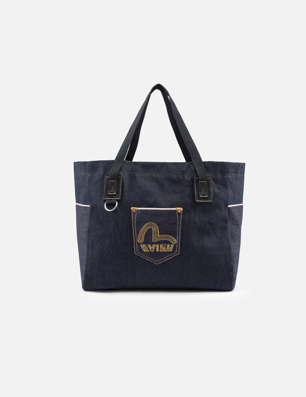 Seagull Embroidery Denim Tote Bag – EVISU