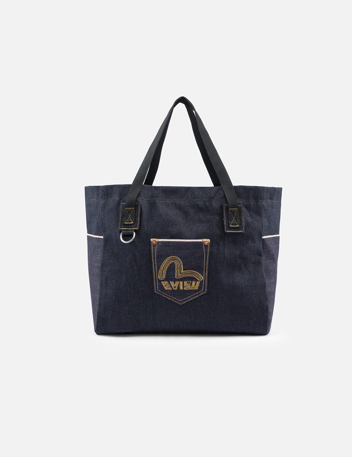 Seagull Embroidery Denim Tote Bag – EVISU