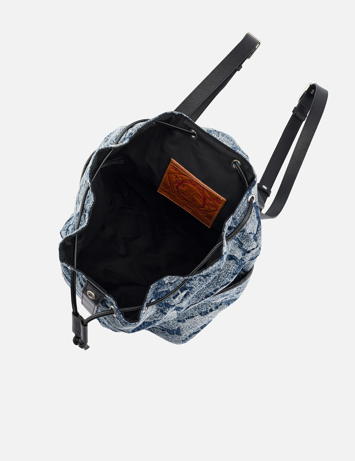 Ishigaki Camo Jacquard Denim Backpack – EVISU