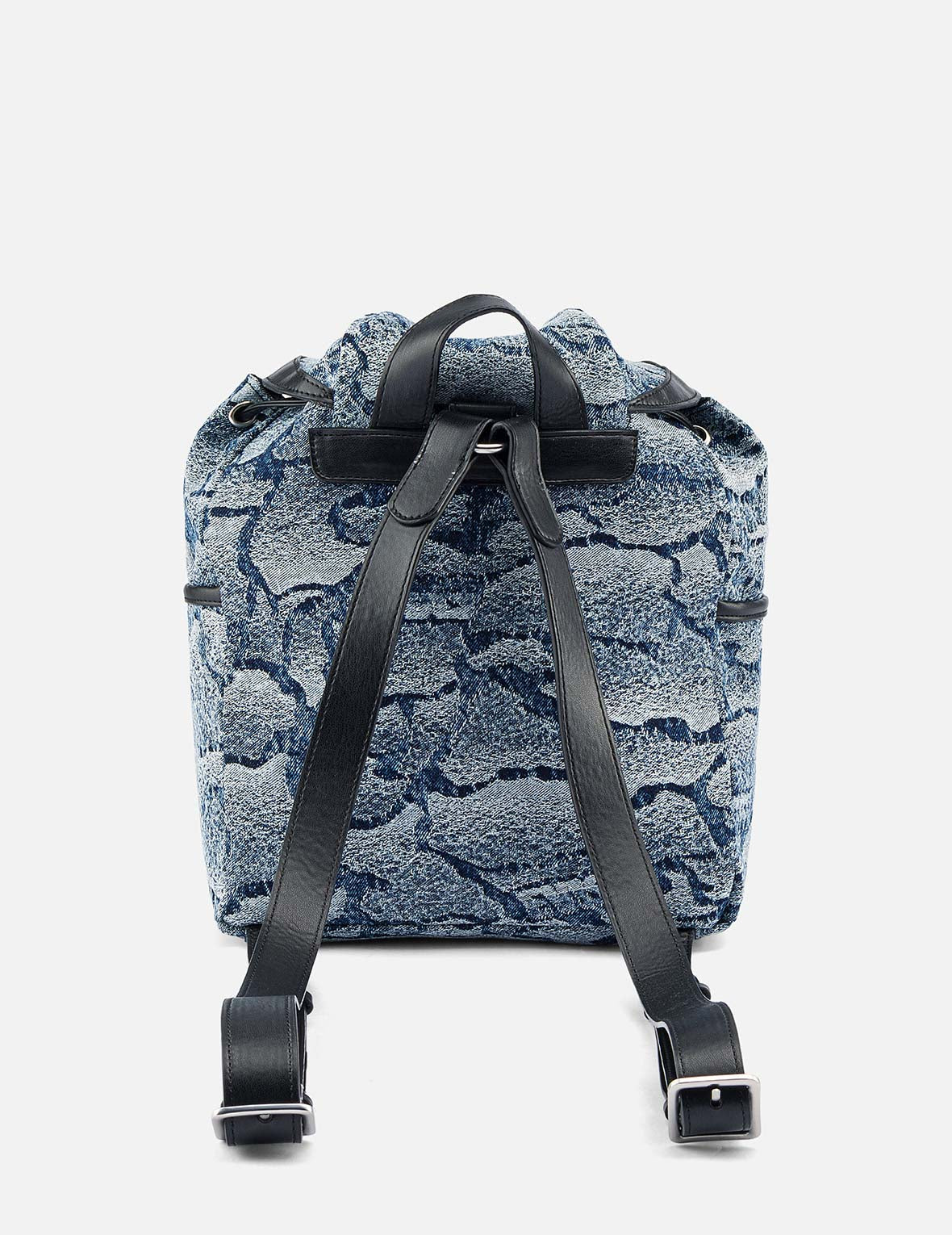 Ishigaki Camo Jacquard Denim Backpack – EVISU