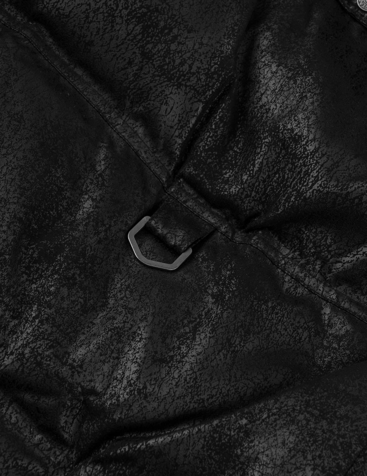 Seagull Badge Detachable Hood Down Jacket