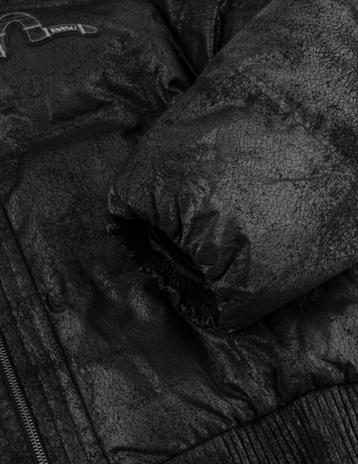 Seagull Badge Detachable Hood Down Jacket