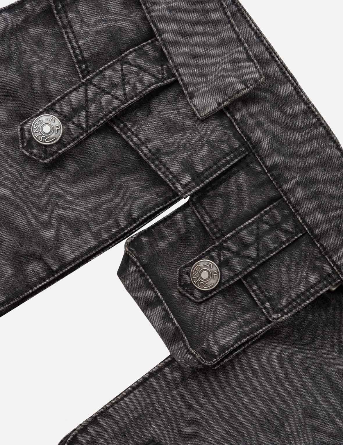2-in-1 Ishigaki Camouflage Detachable Utility Belt Balloon Fit Cotton Pants