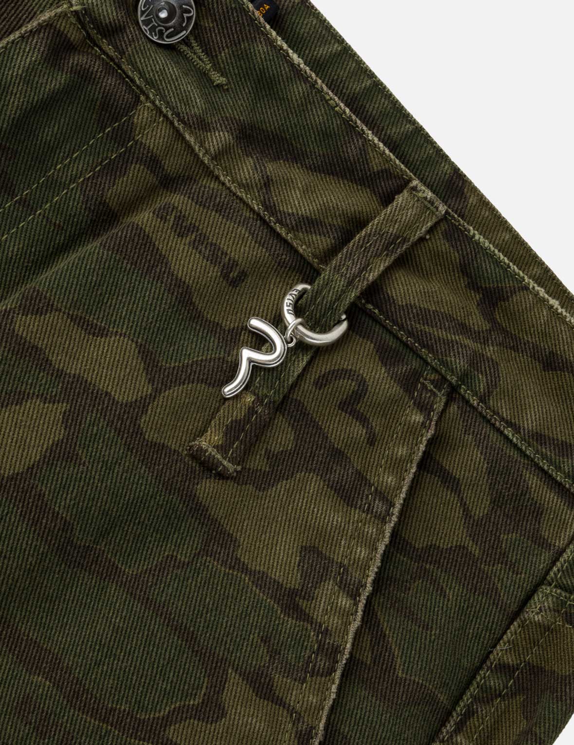 2-in-1 Ishigaki Camouflage Detachable Utility Belt Balloon Fit Cotton Pants