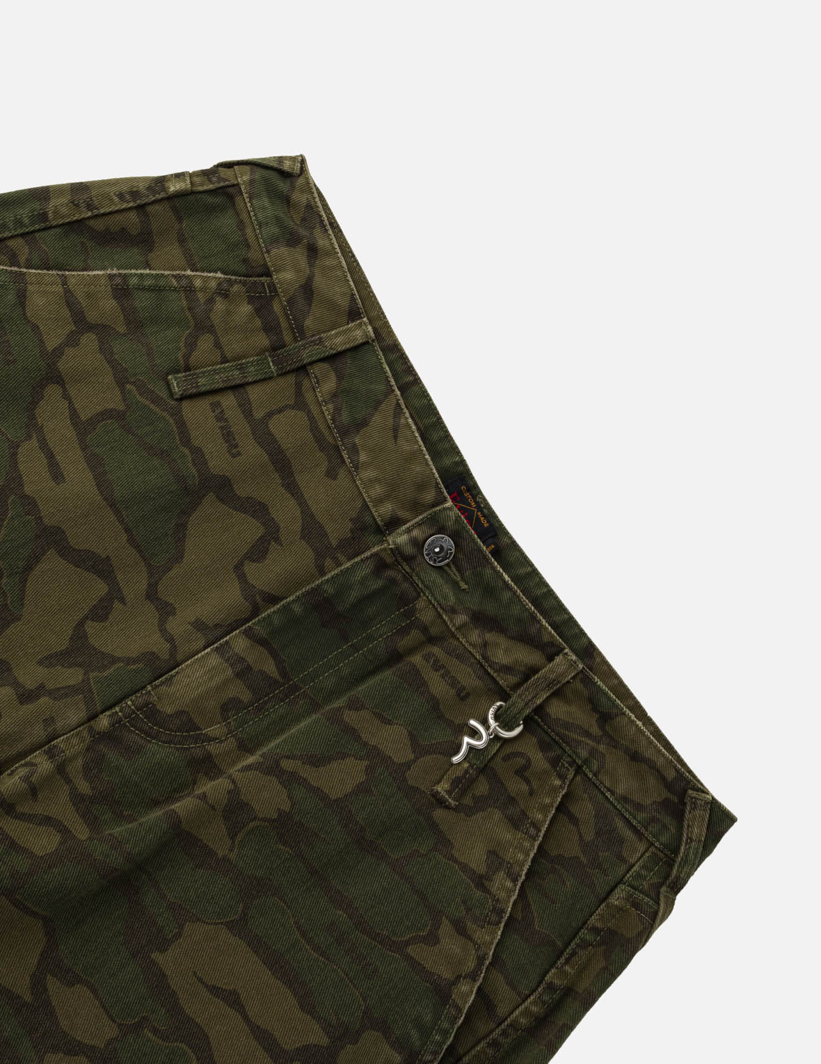 2-in-1 Ishigaki Camouflage Detachable Utility Belt Balloon Fit Cotton Pants
