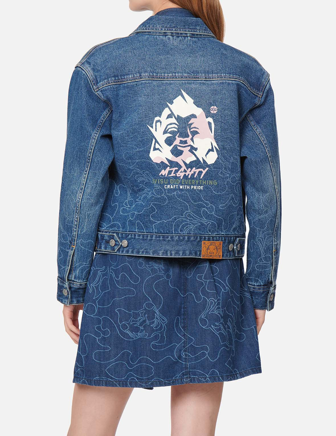Gradated Laser-print Denim Jacket – EVISU