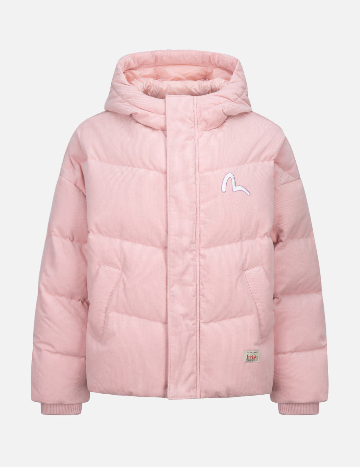 Denim Patchwork Corduroy Down Jacket – EVISU
