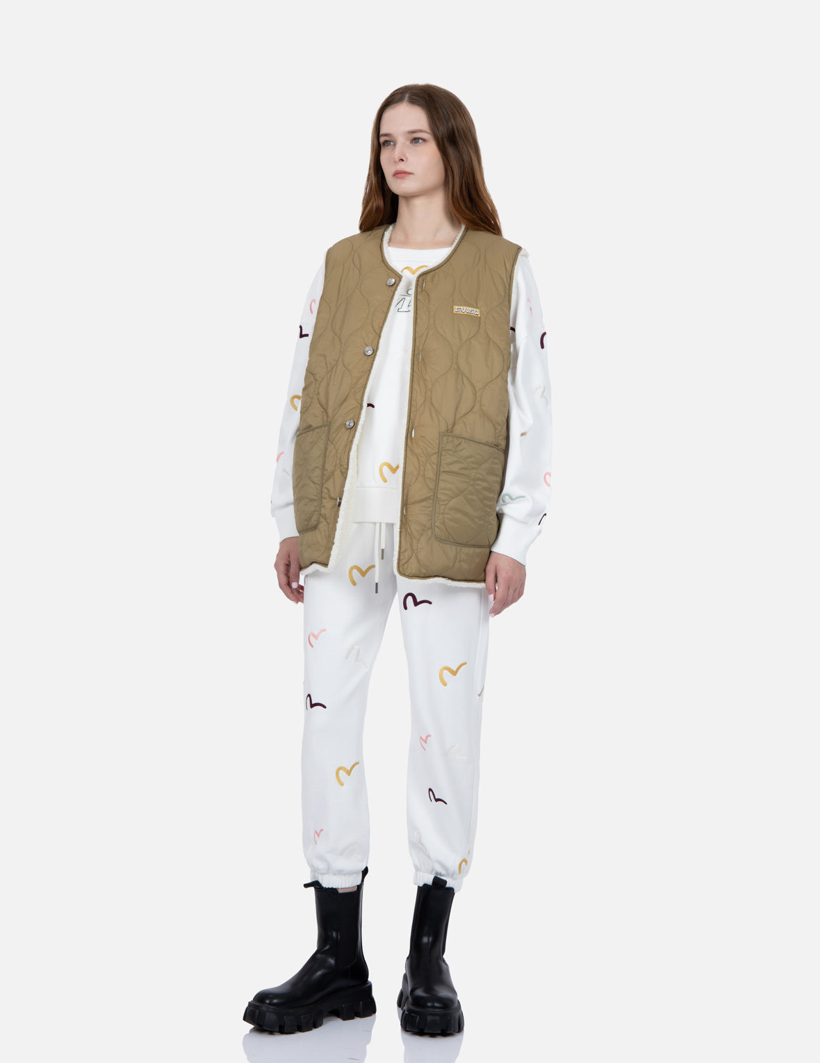 Onion Quilted Reversible Vest Jacket