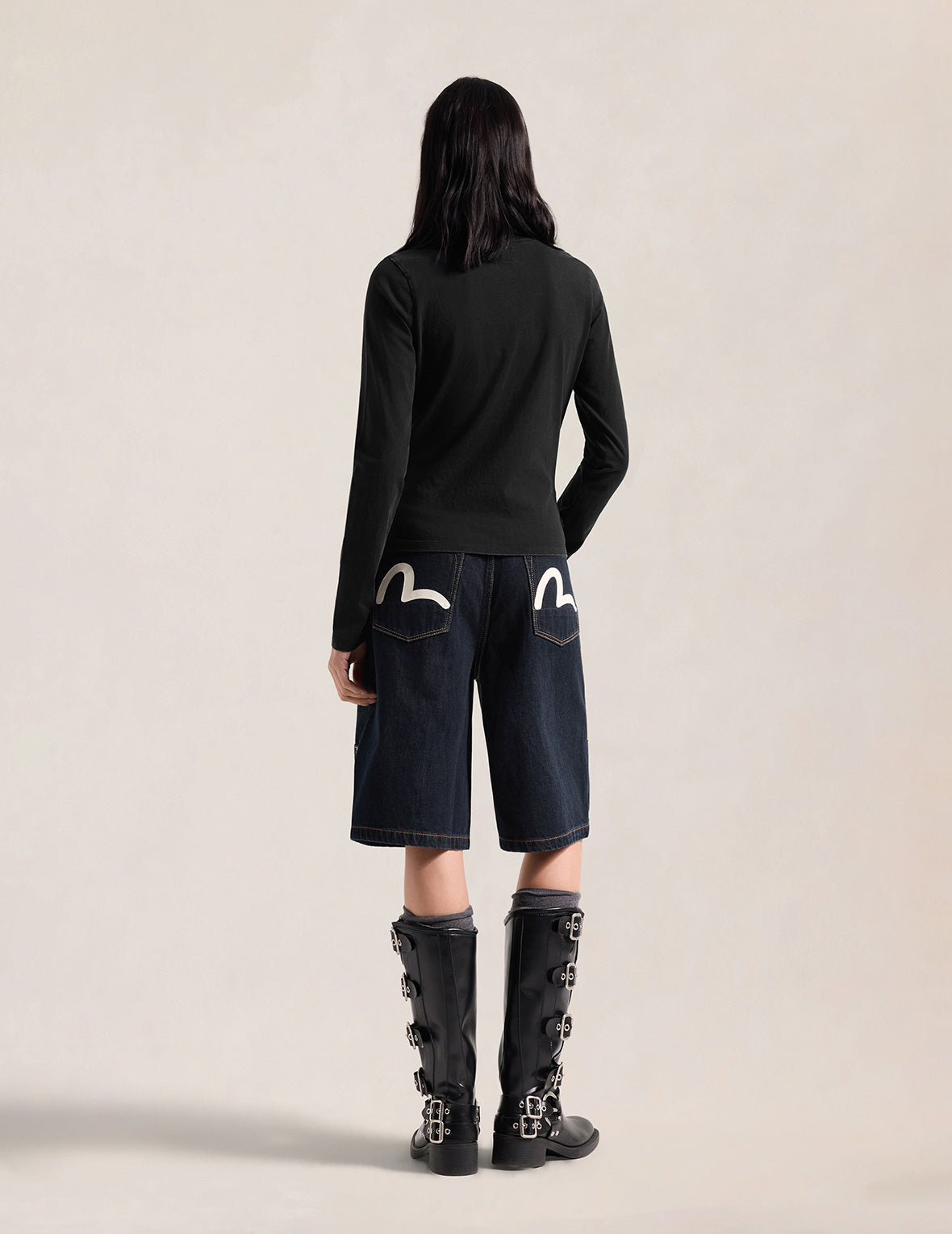 Multi-Pocket Fashion Fit Denim Shorts