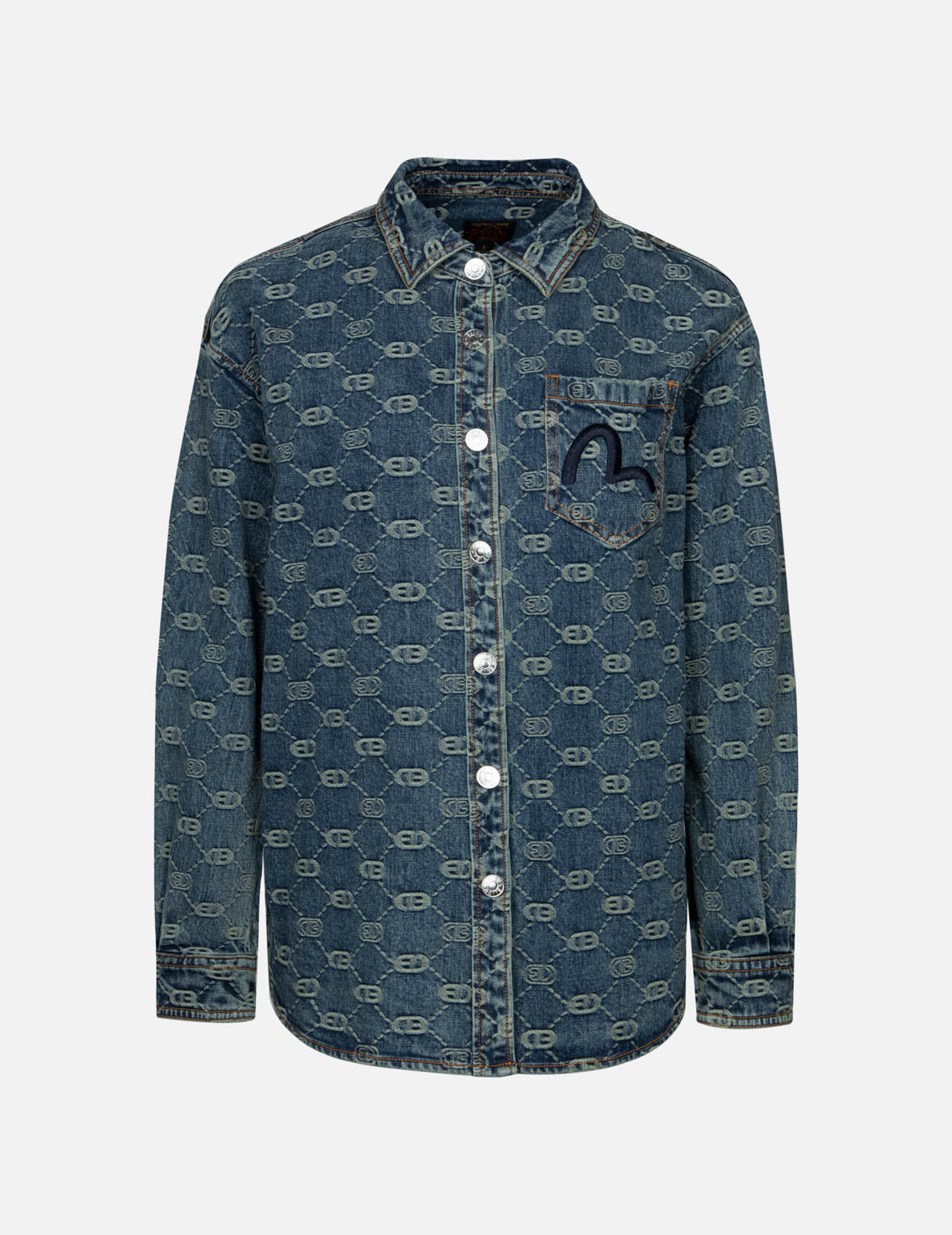 レビュー高評価アイテム特集｜ファッション通販 Allover Logo Jacquard and Seagull Embroidery Boyfriend Fit ルアー・フライ