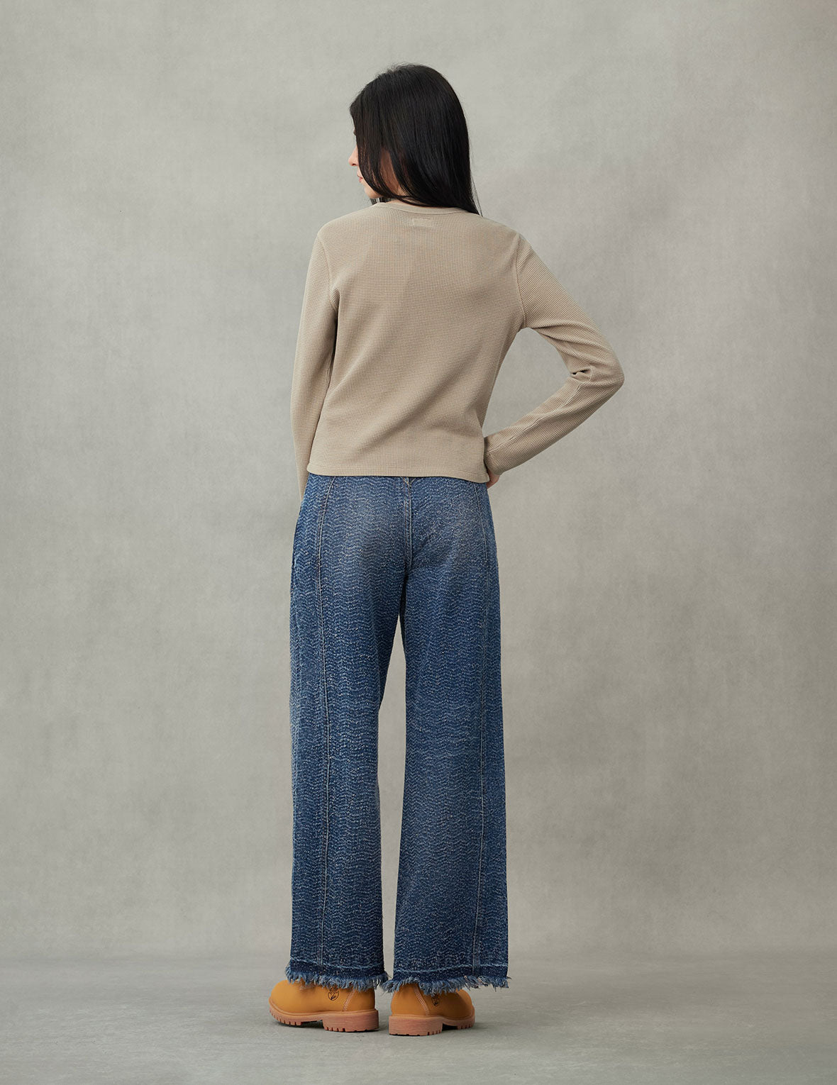 Washed and Distressed Straight Fit Denim – EVISU