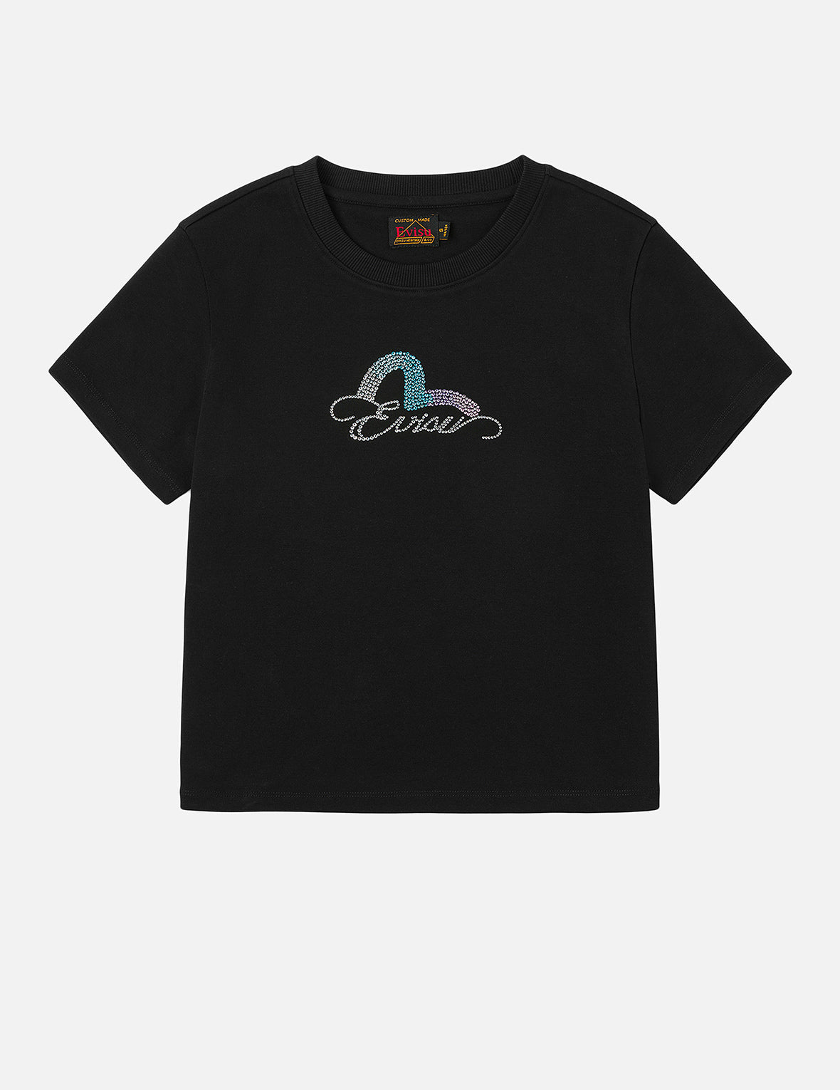 EVISU and Seagull Rhinestone Slim Fit T-shirt