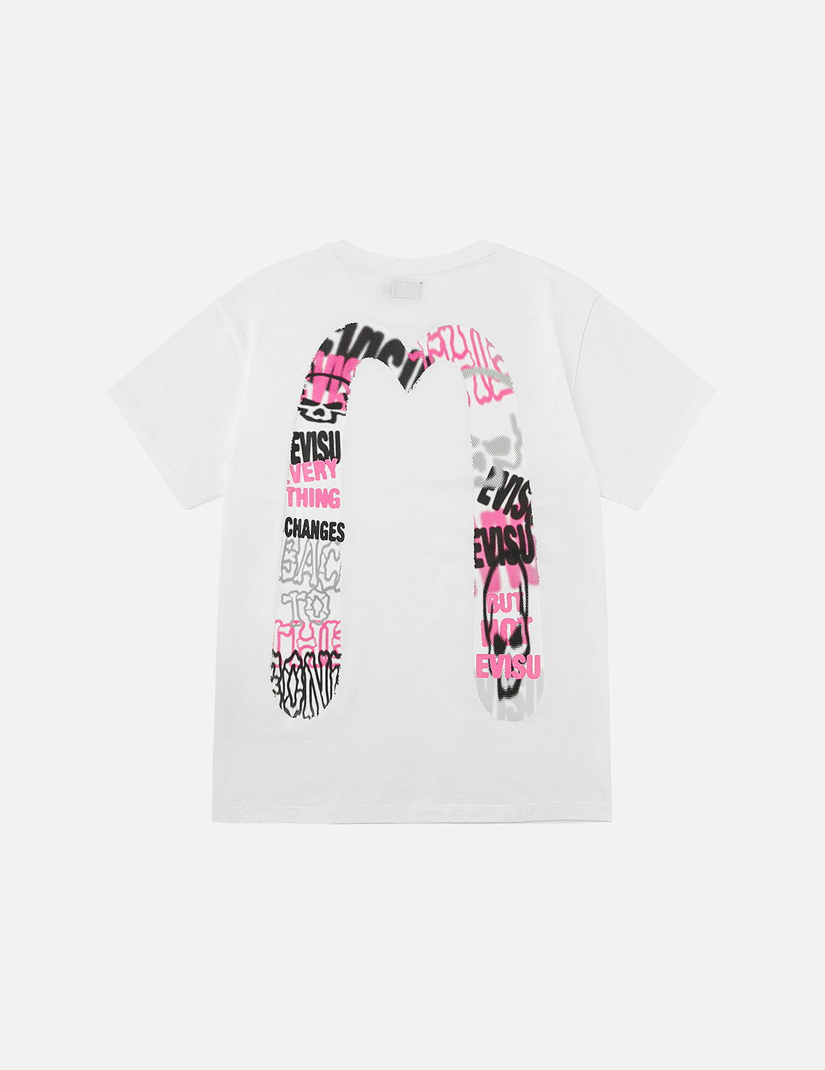 Logo and Graffiti Daicock Print Boyfriend T-Shirt – EVISU
