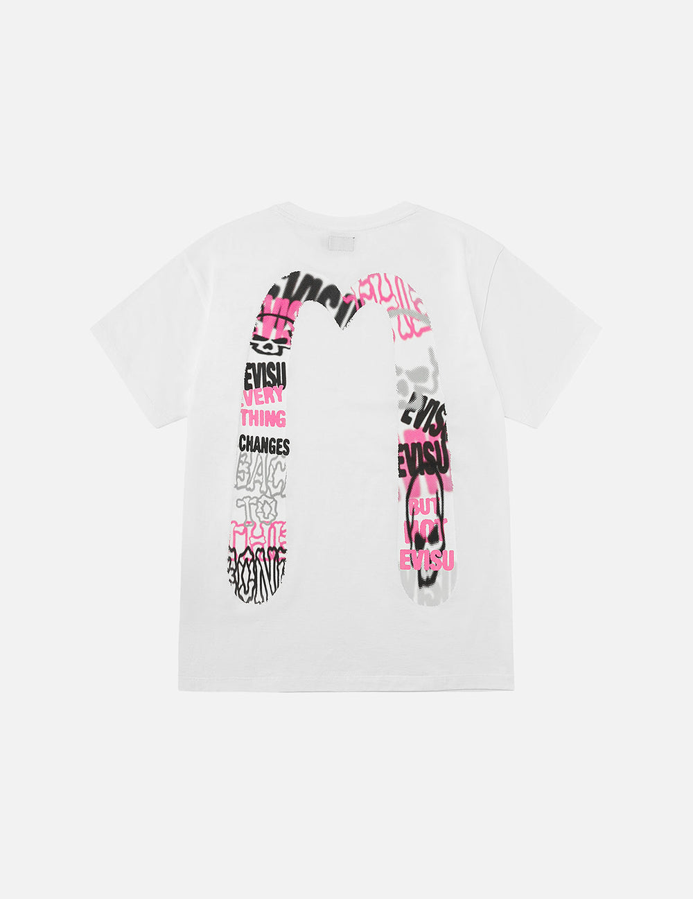 Logo and Graffiti Daicock Print Boyfriend T-Shirt – EVISU