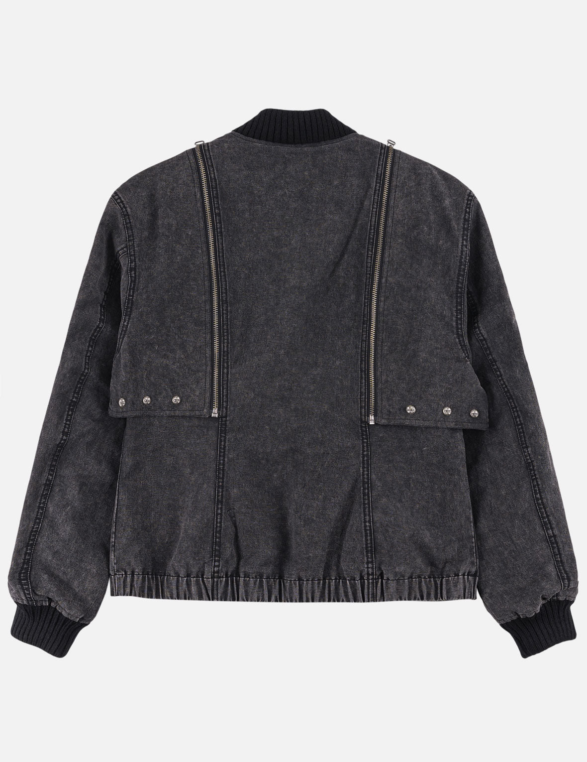 Kamon Studded Detachable Sleeves Jacket