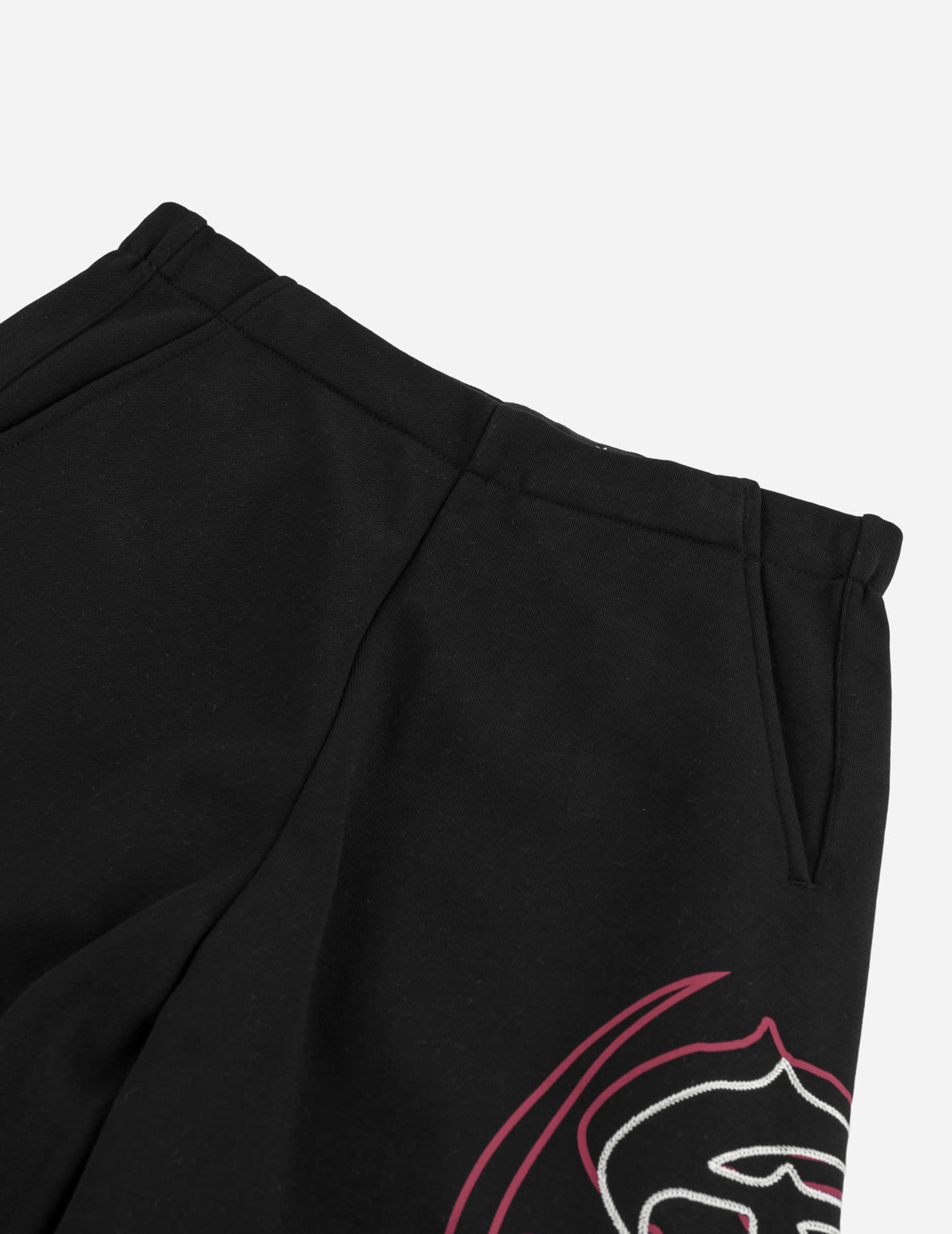 Gothic EVISU Logo Embroidered Straight Fit Sweatpants