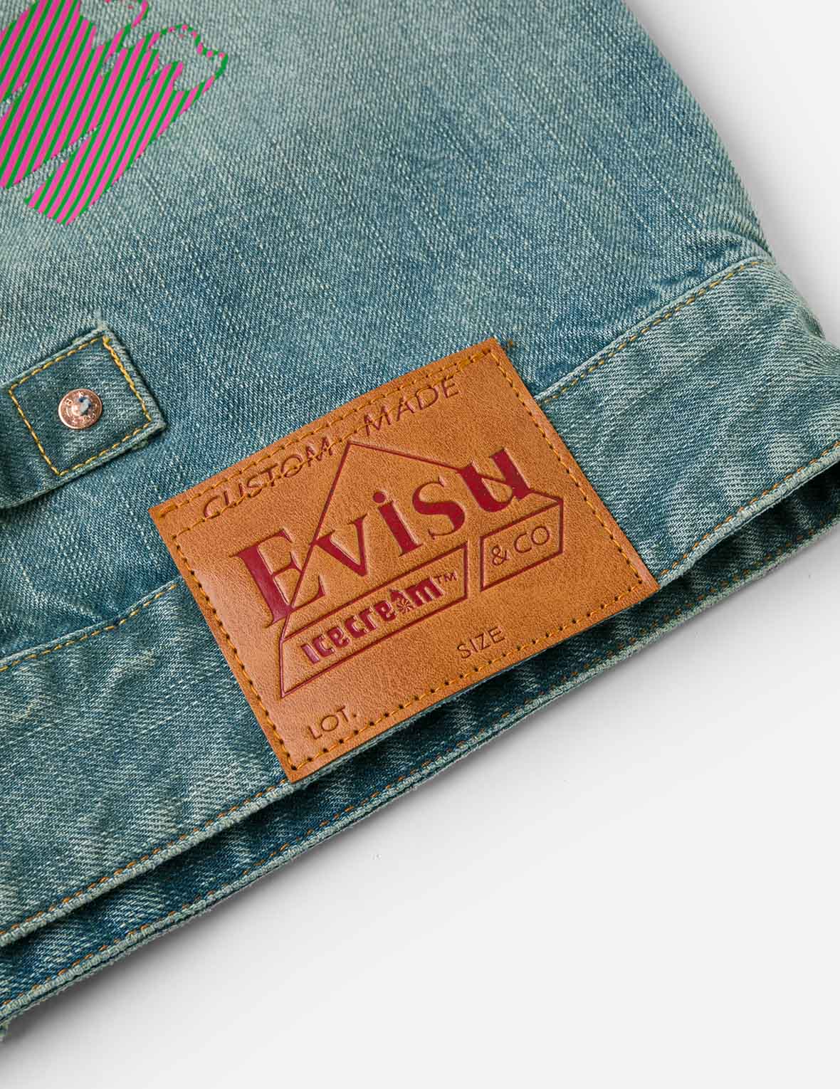 EXCLUSIVE】EVISU X ICECREAM Seagull Denim Jacket