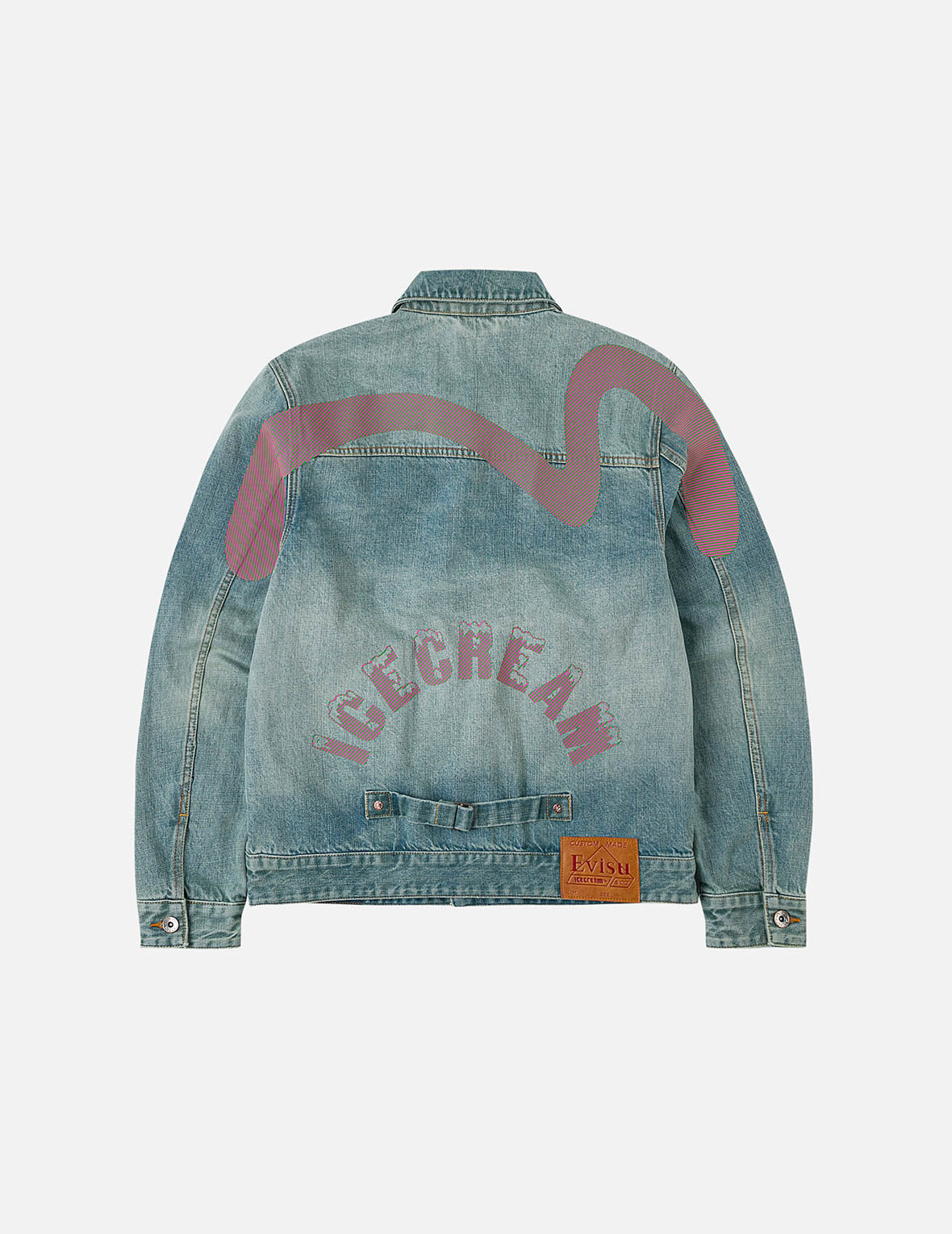 EXCLUSIVE】EVISU X ICECREAM Seagull Denim Jacket