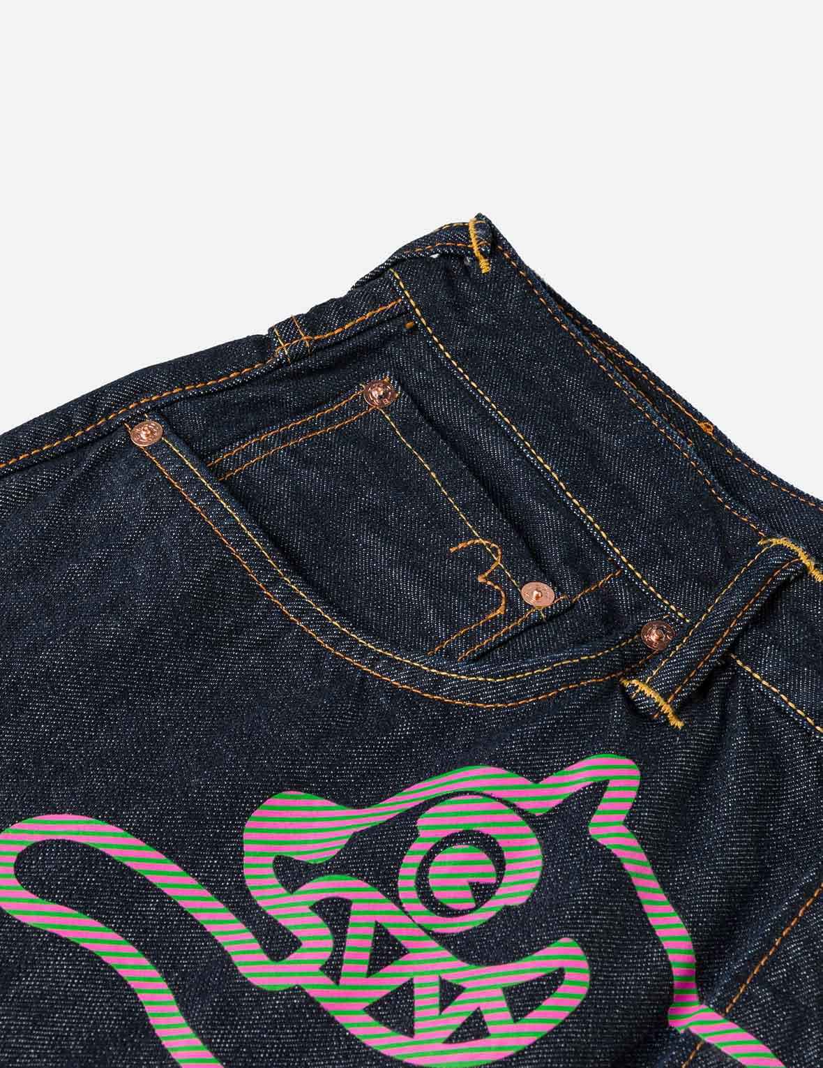 EVISU X ICECREAM Daicock Jeans