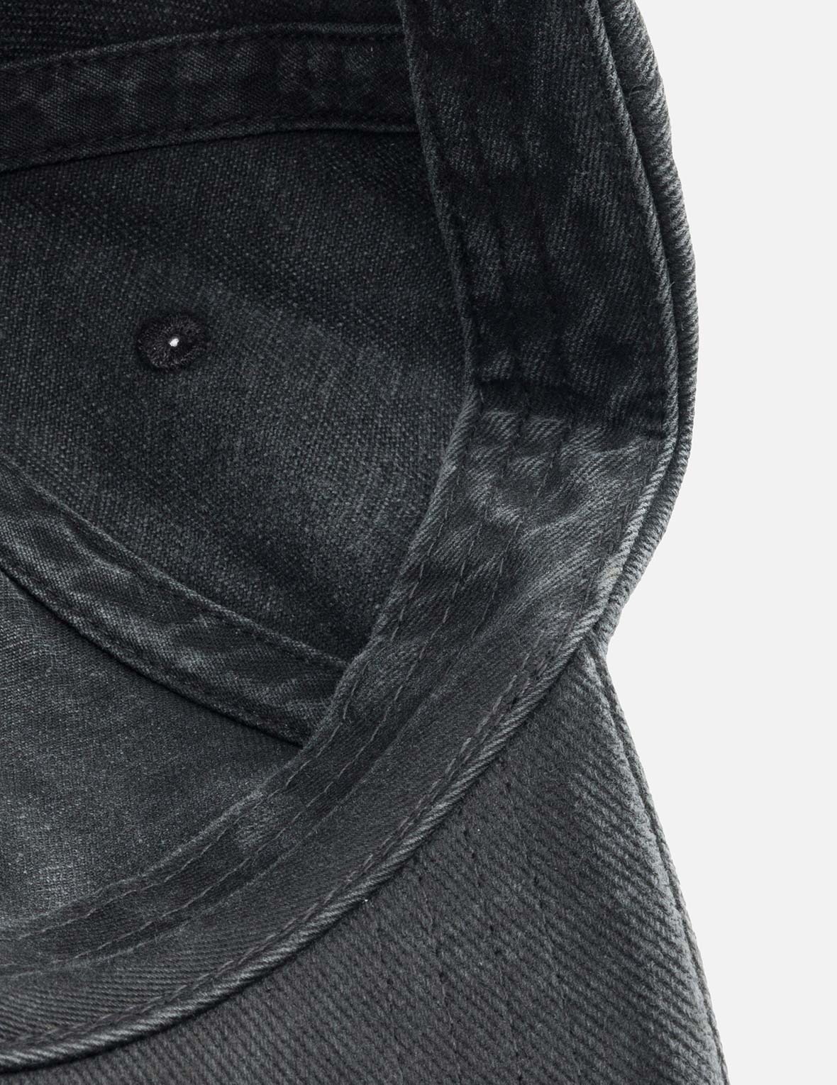 EVISU X ICECREAM 商标棒球帽 – 黑色洗水