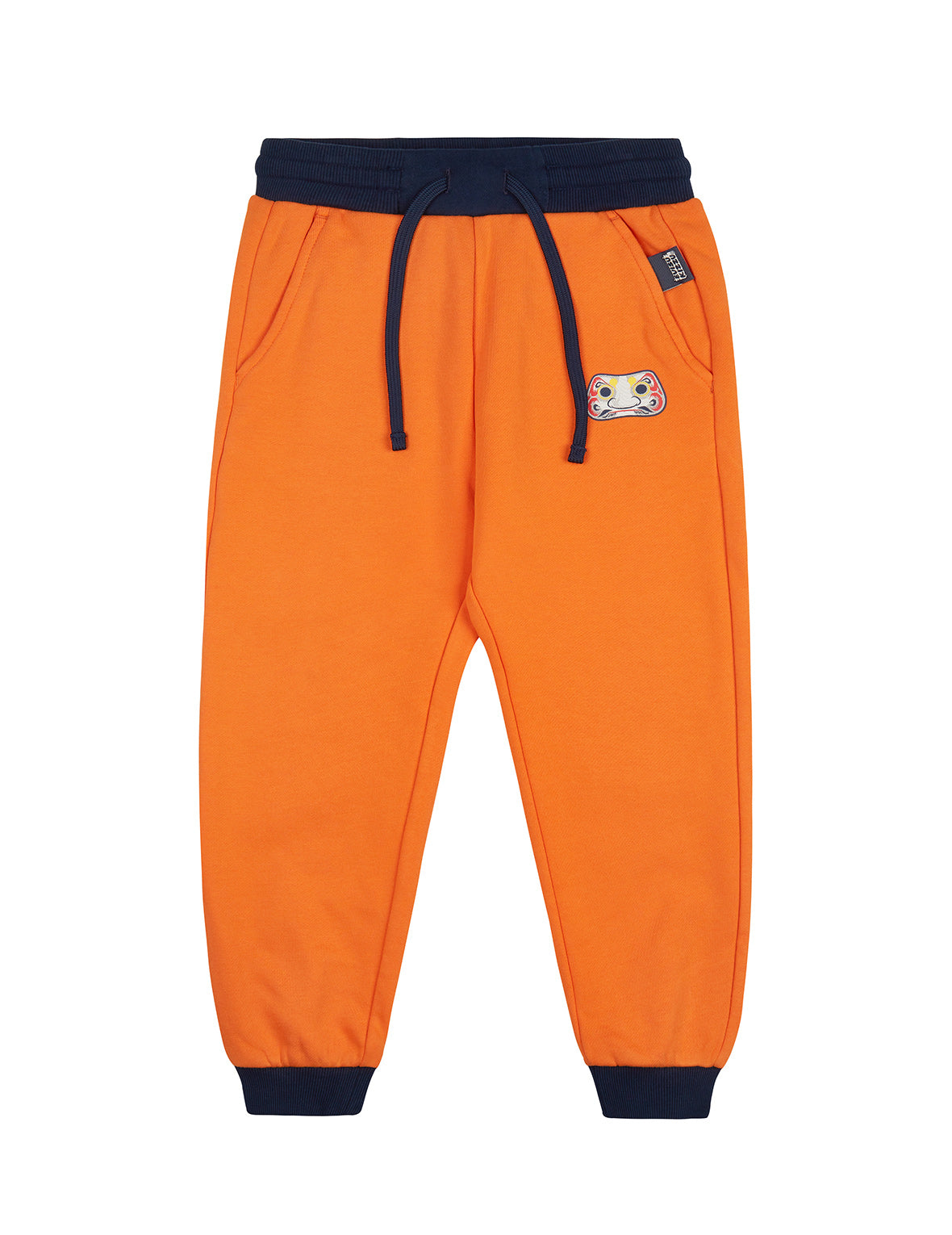 Daruma Mask Print Color Blocking Sweatpants – EVISU