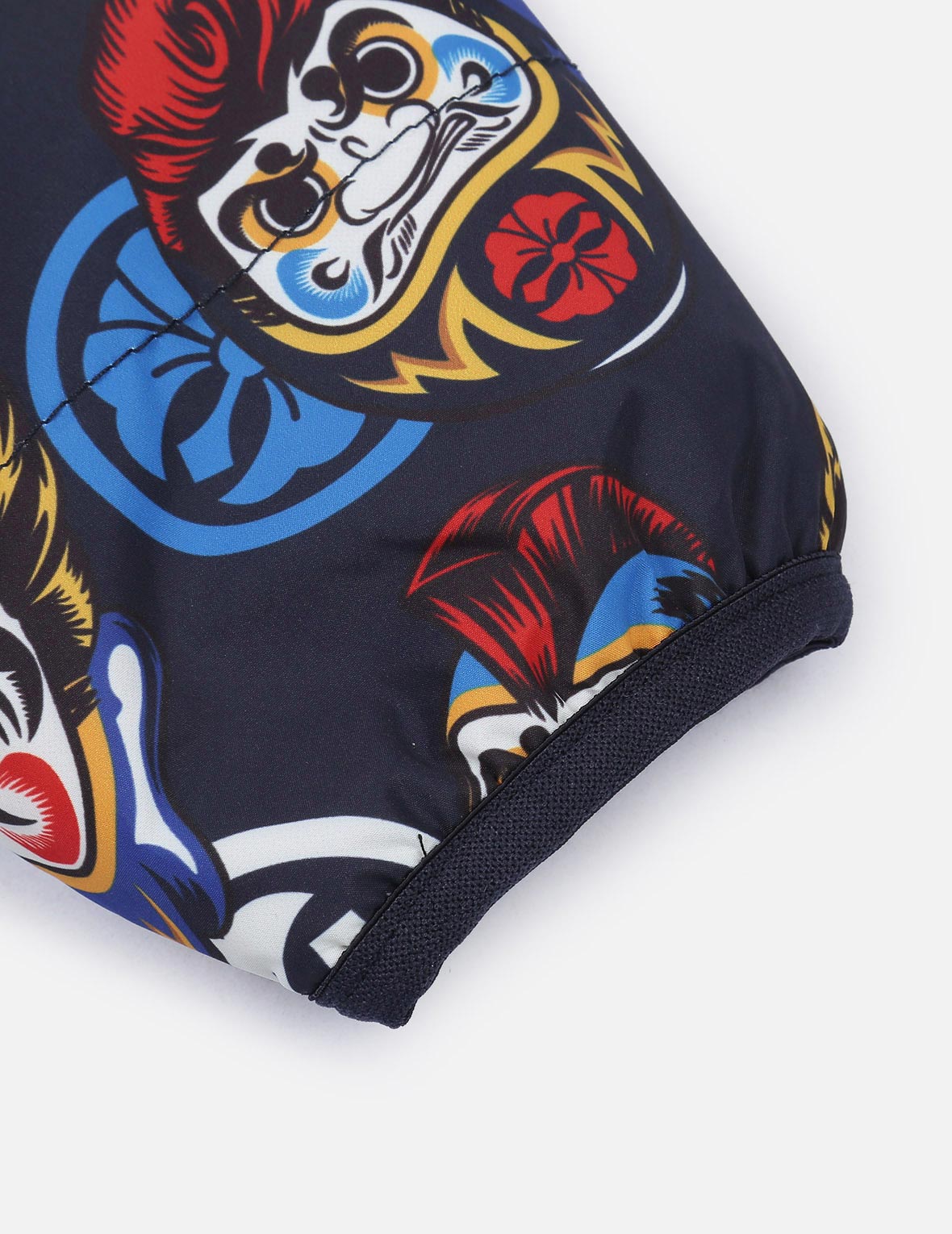 Allover Pompadour Daruma Print Reversible Jacket