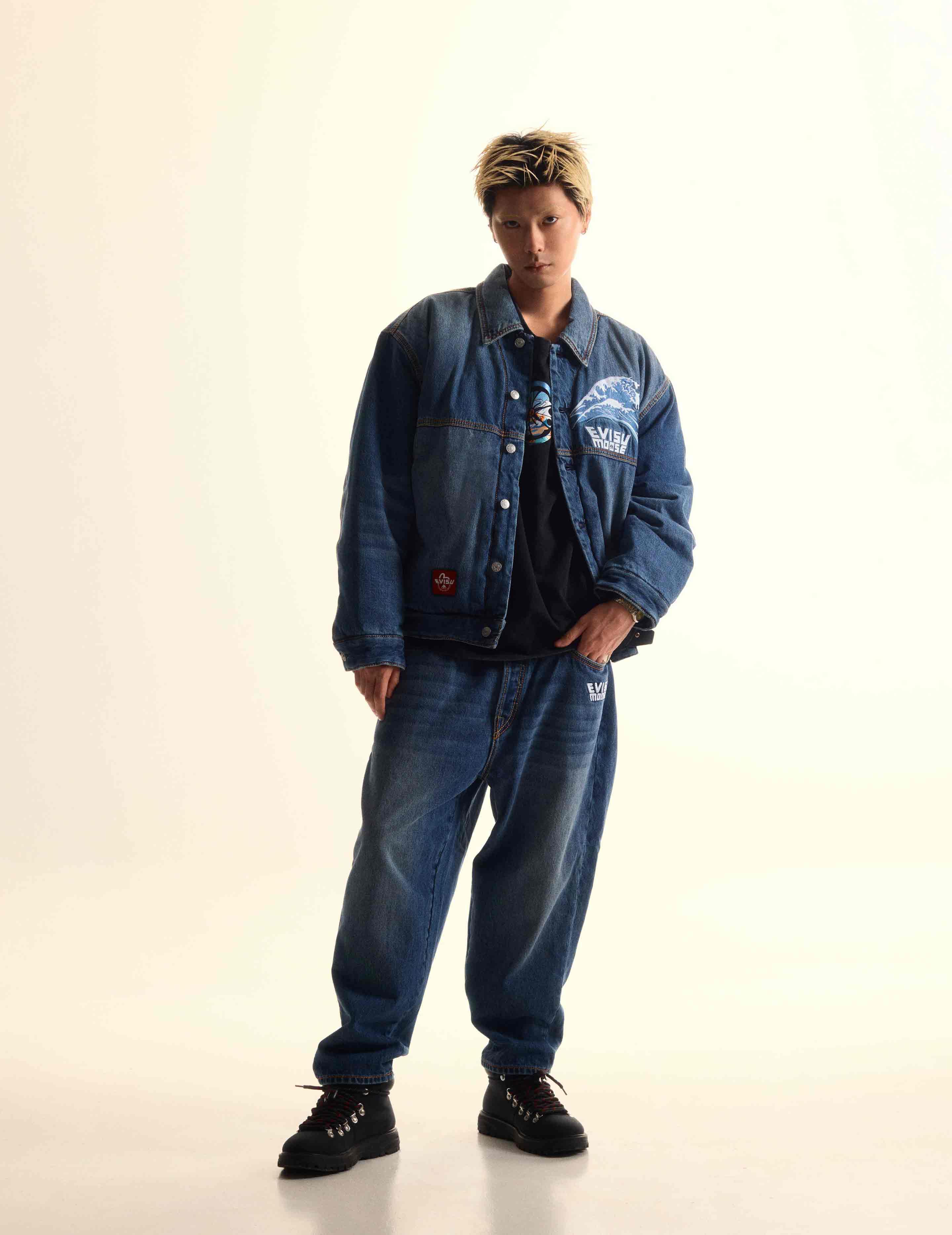 natume　EVISU Evisu original Ninja Denim Indigo Mud Wash Size 36 | eBay