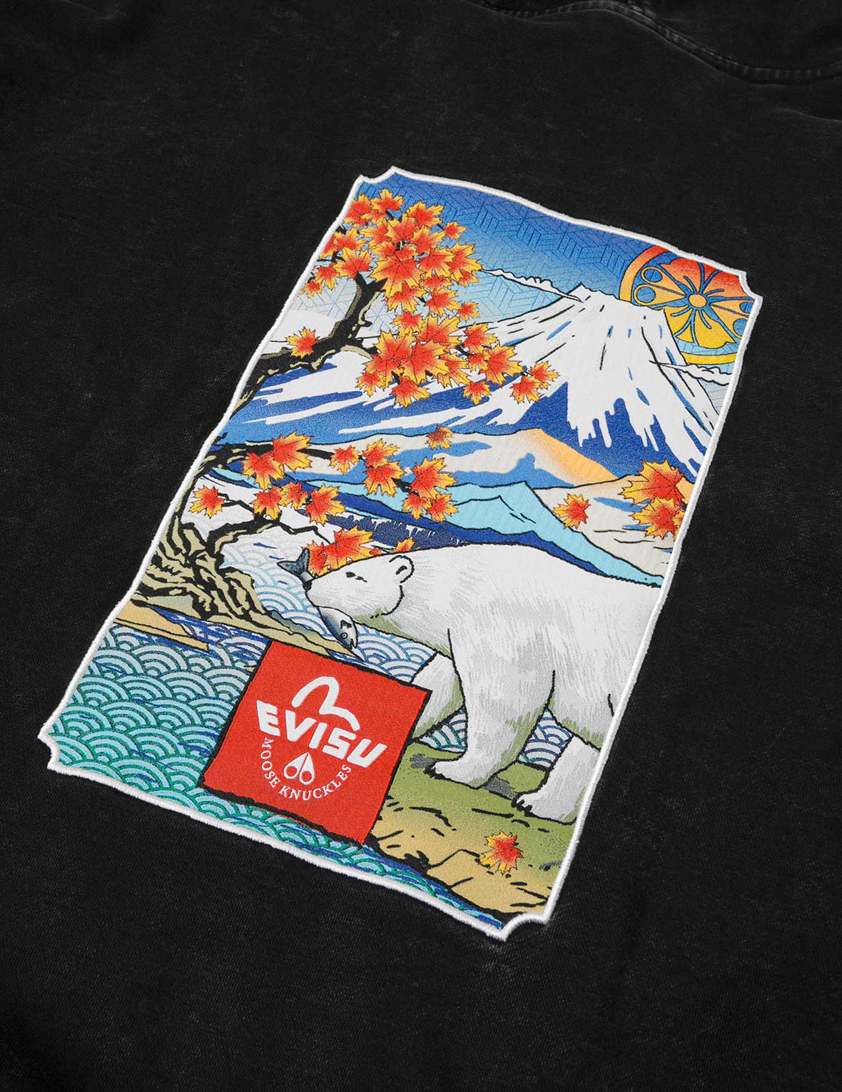 EVISU X MOOSE KNUCKLES Ukiyo-e Hoodie