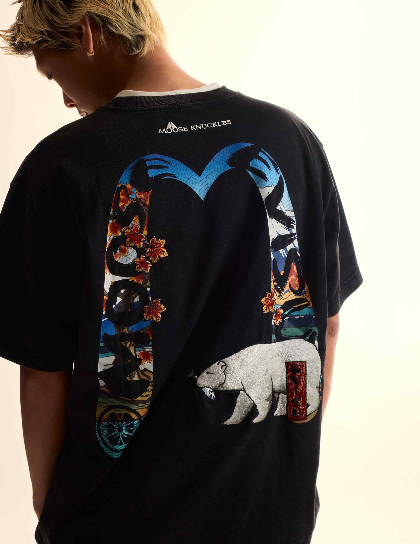 EVISU X MOOSE KNUCKLES Ukiyo-e T-shirt