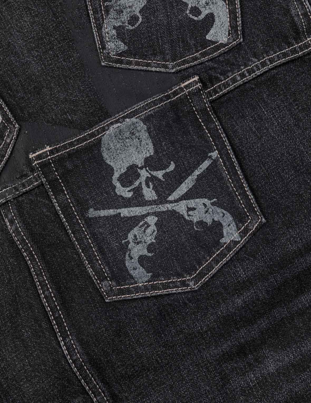 EVISU x mastermind JAPAN x roarguns 水洗多口袋Type II牛仔夹克