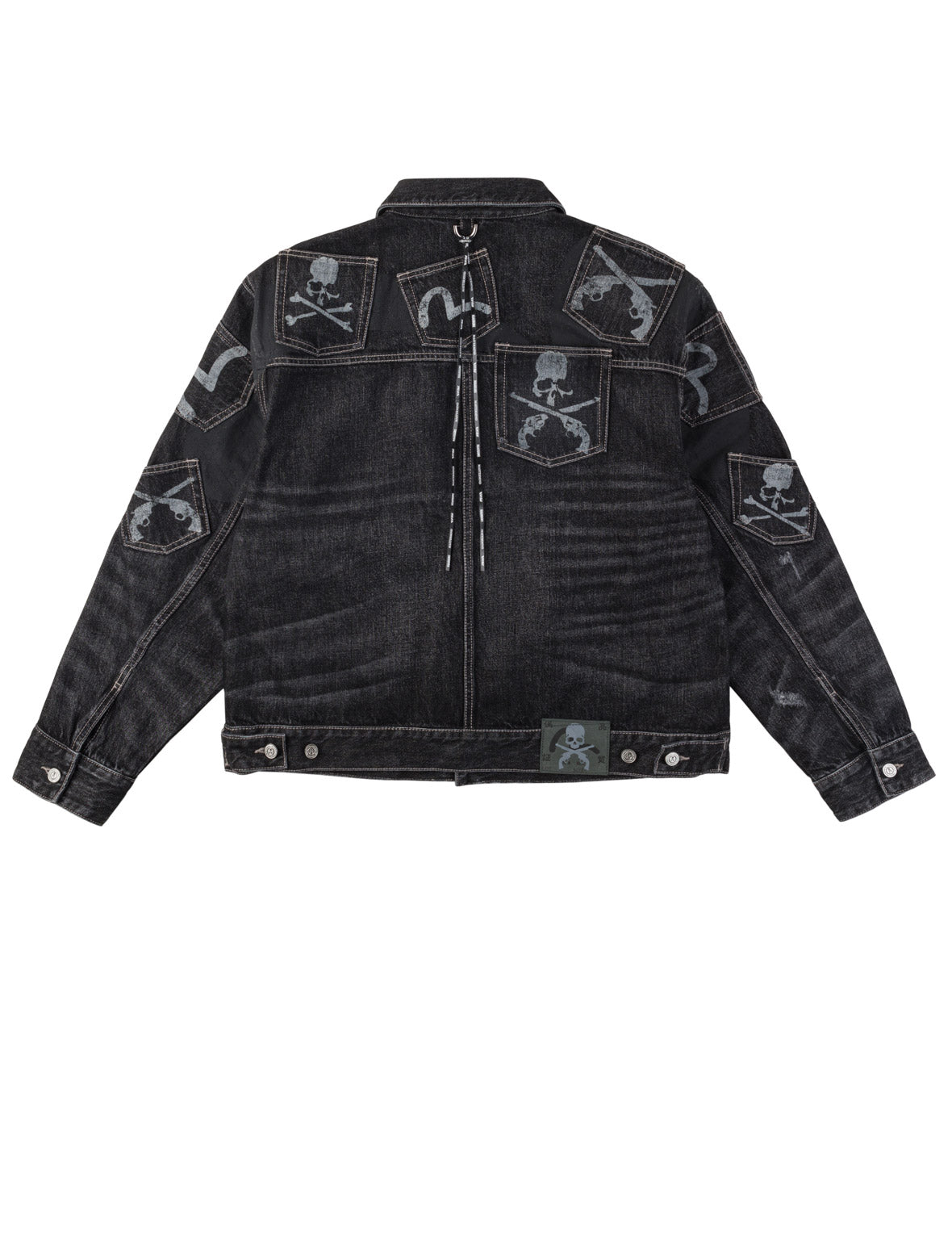 EVISU x mastermind JAPAN x roarguns 水洗多口袋Type II牛仔夹克