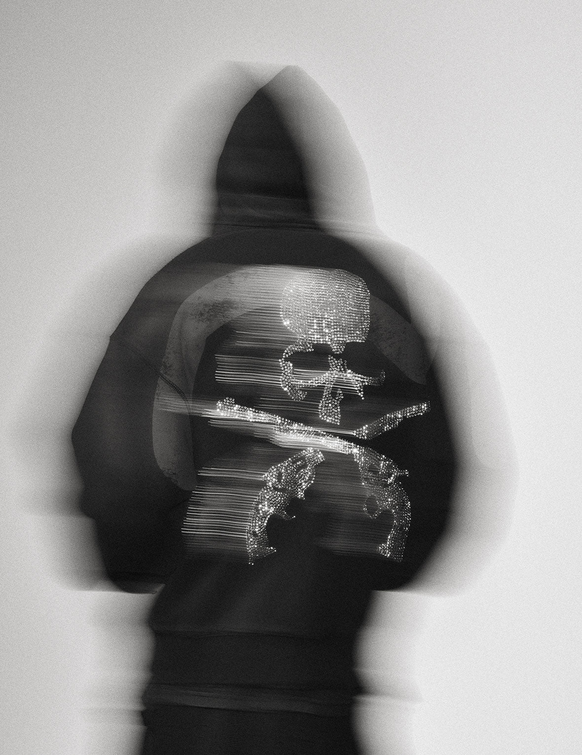 EVISU x mastermind JAPAN x roarguns 双枪骷髅大M后加帽卫衣