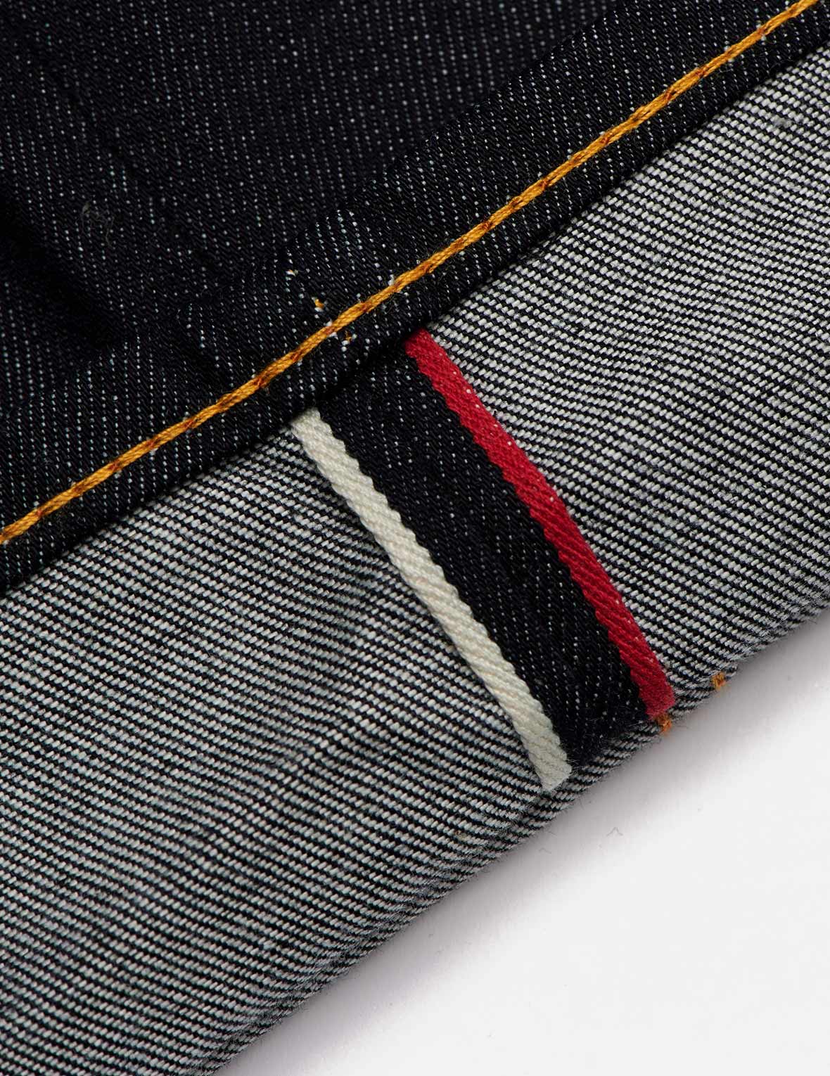 Orange Brushstroke Daicock Slim Straight fit Jeans #2010