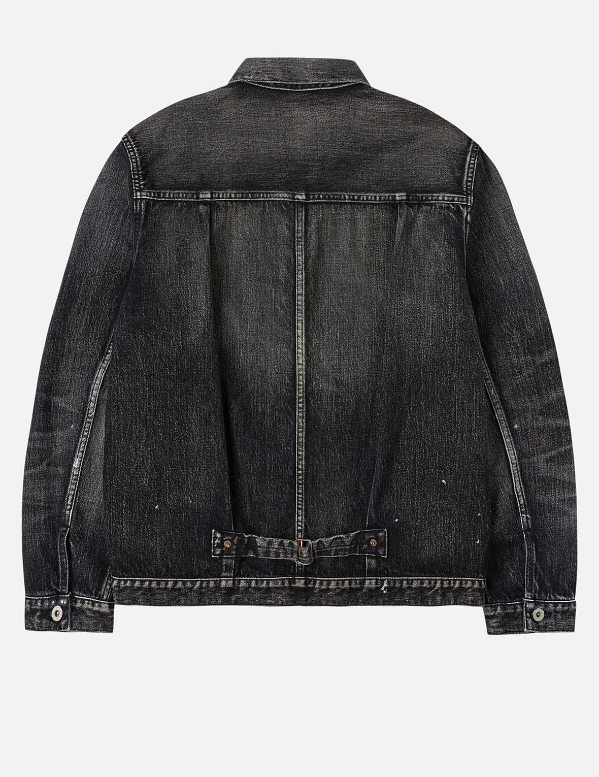 Seagull Print Regular Fit Denim Trucker Jacket