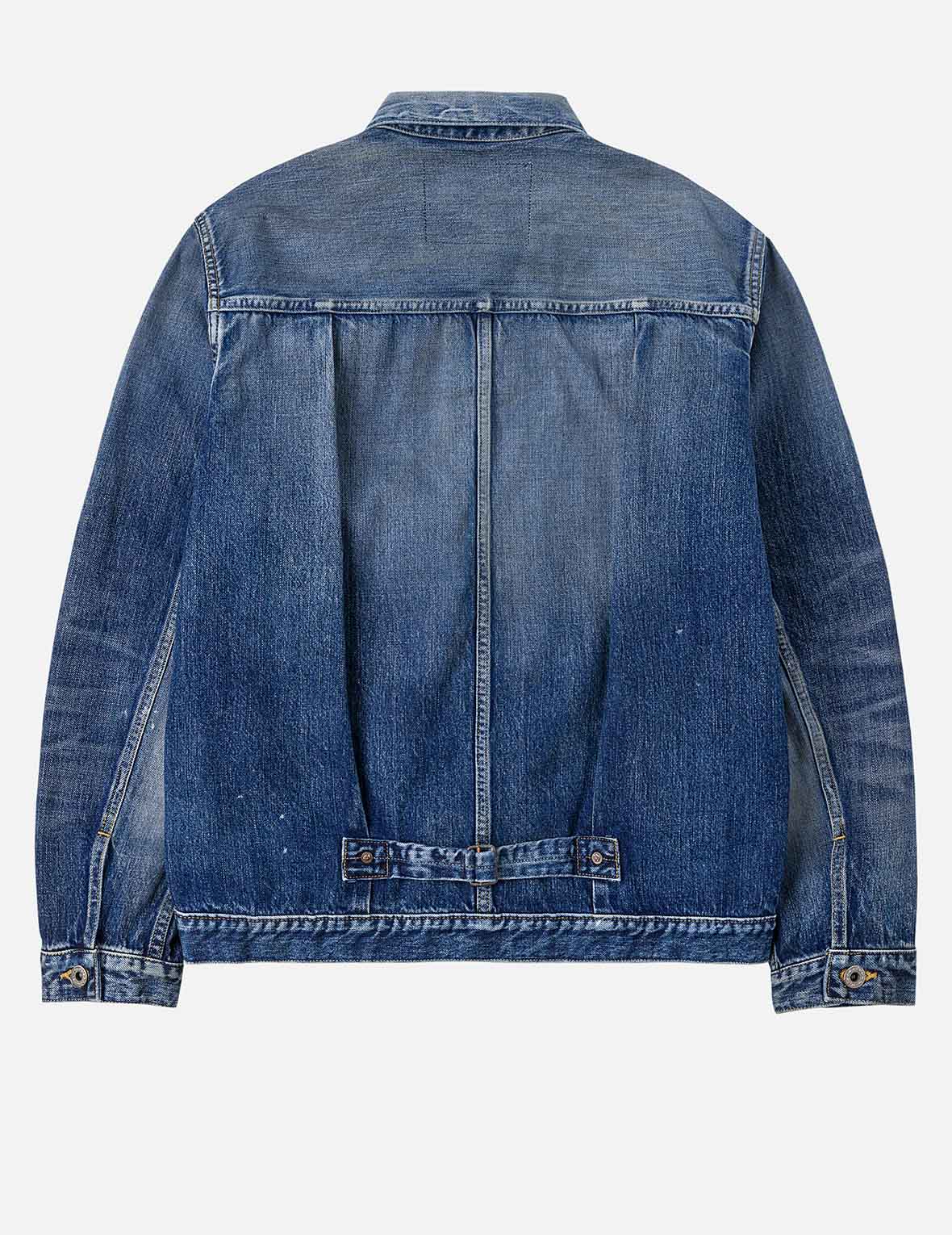 Seagull Print Regular Fit Denim Trucker Jacket