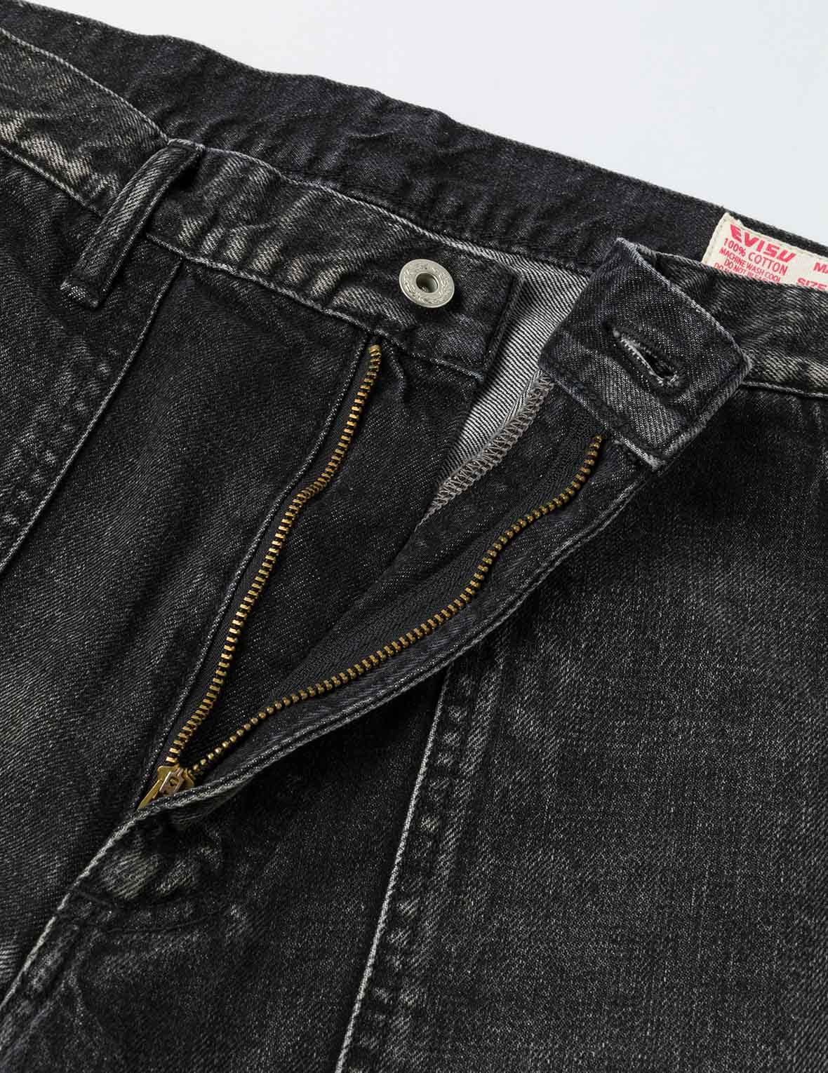 洗水海鸥刺绣常规版型画家牛仔裤