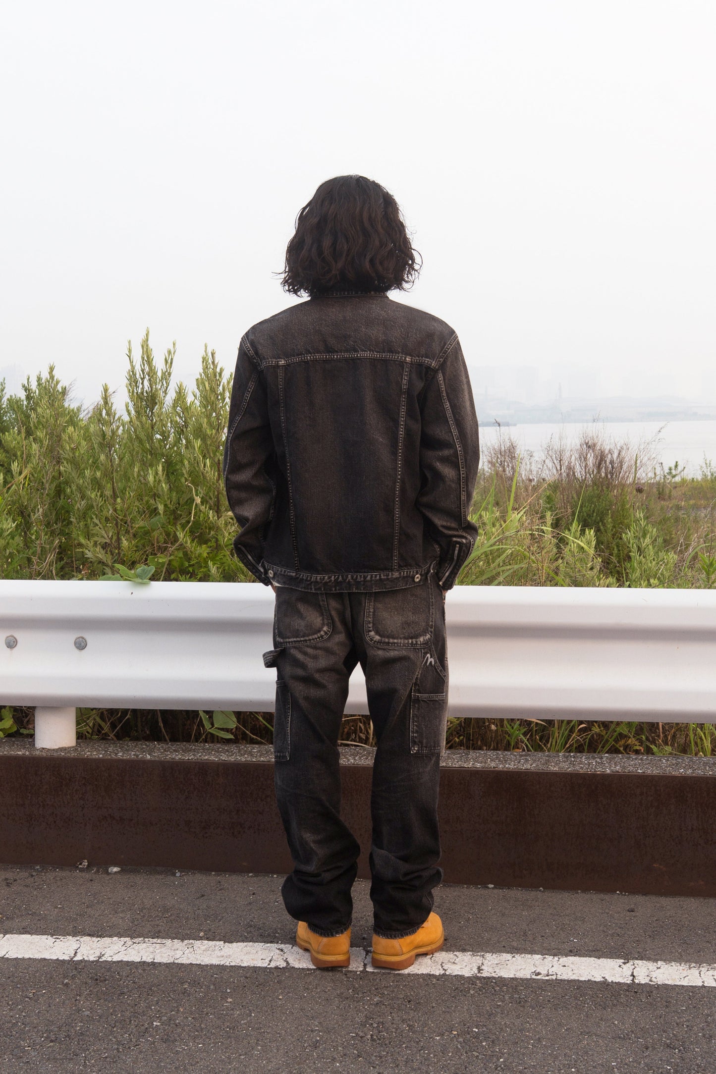 洗水海鸥刺绣常规版型画家牛仔裤