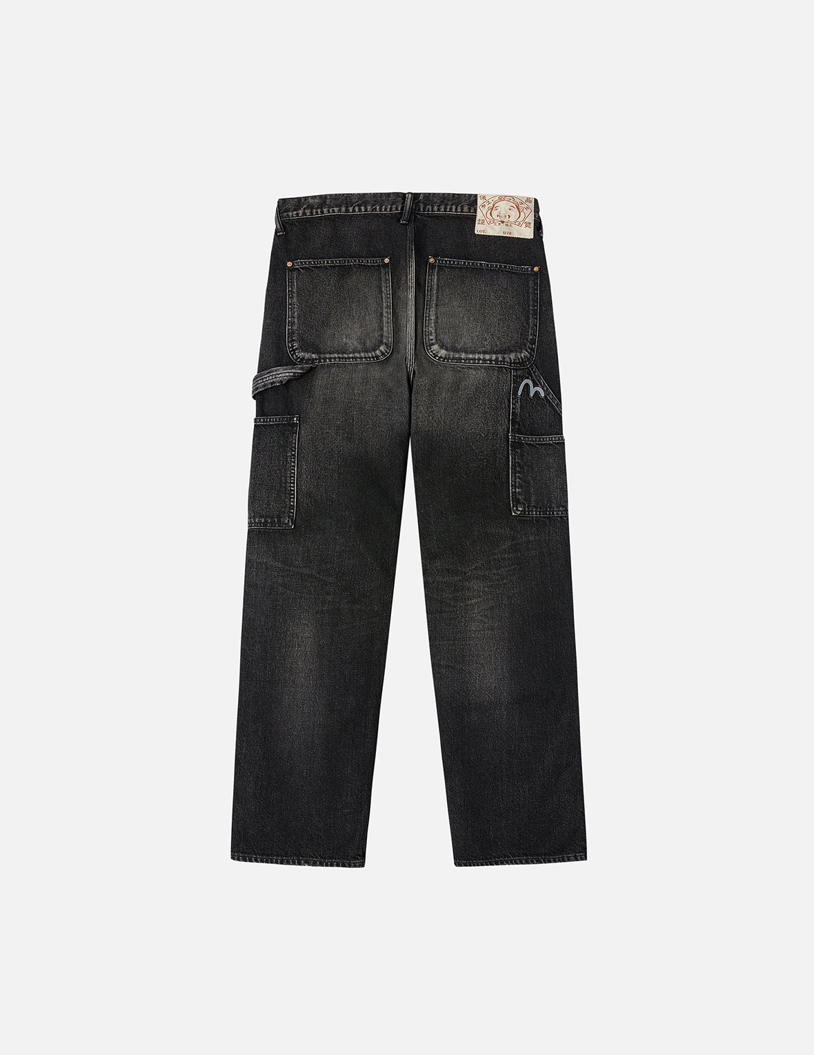 洗水海鸥刺绣常规版型画家牛仔裤