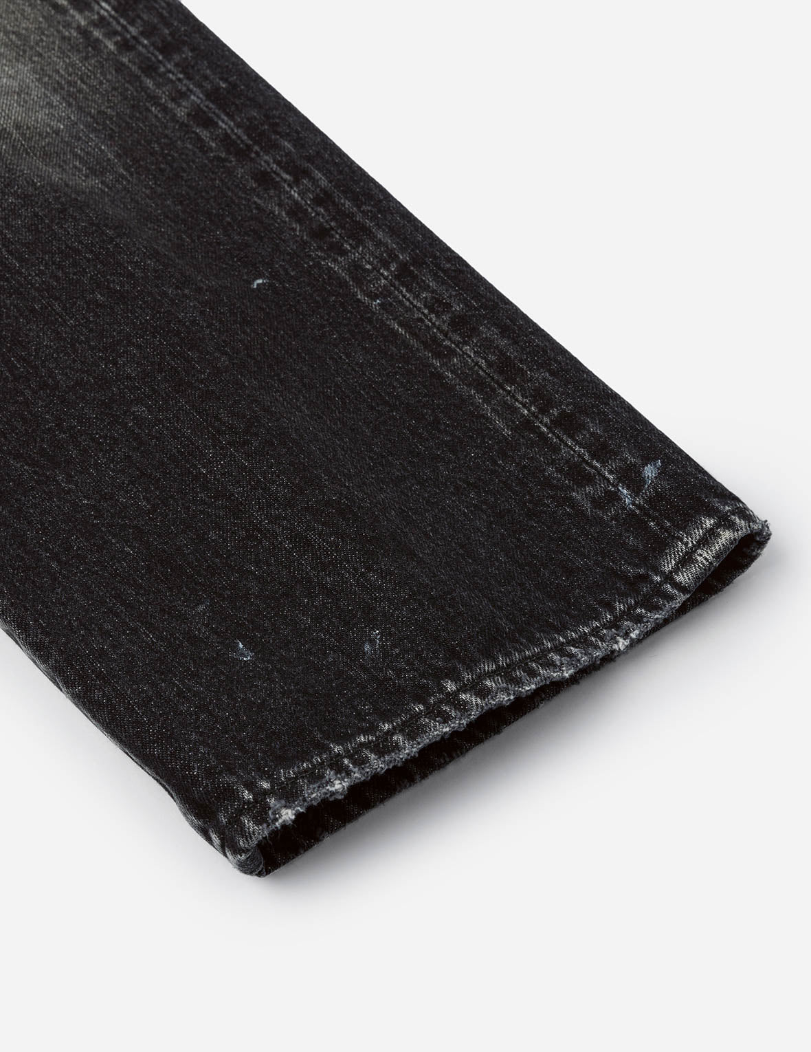 Washed Seagull Print Regular Fit Jeans