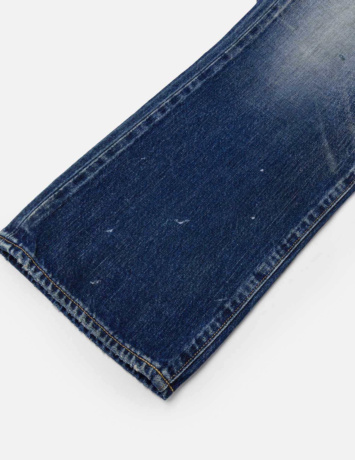 Washed Seagull Print Regular Fit Jeans