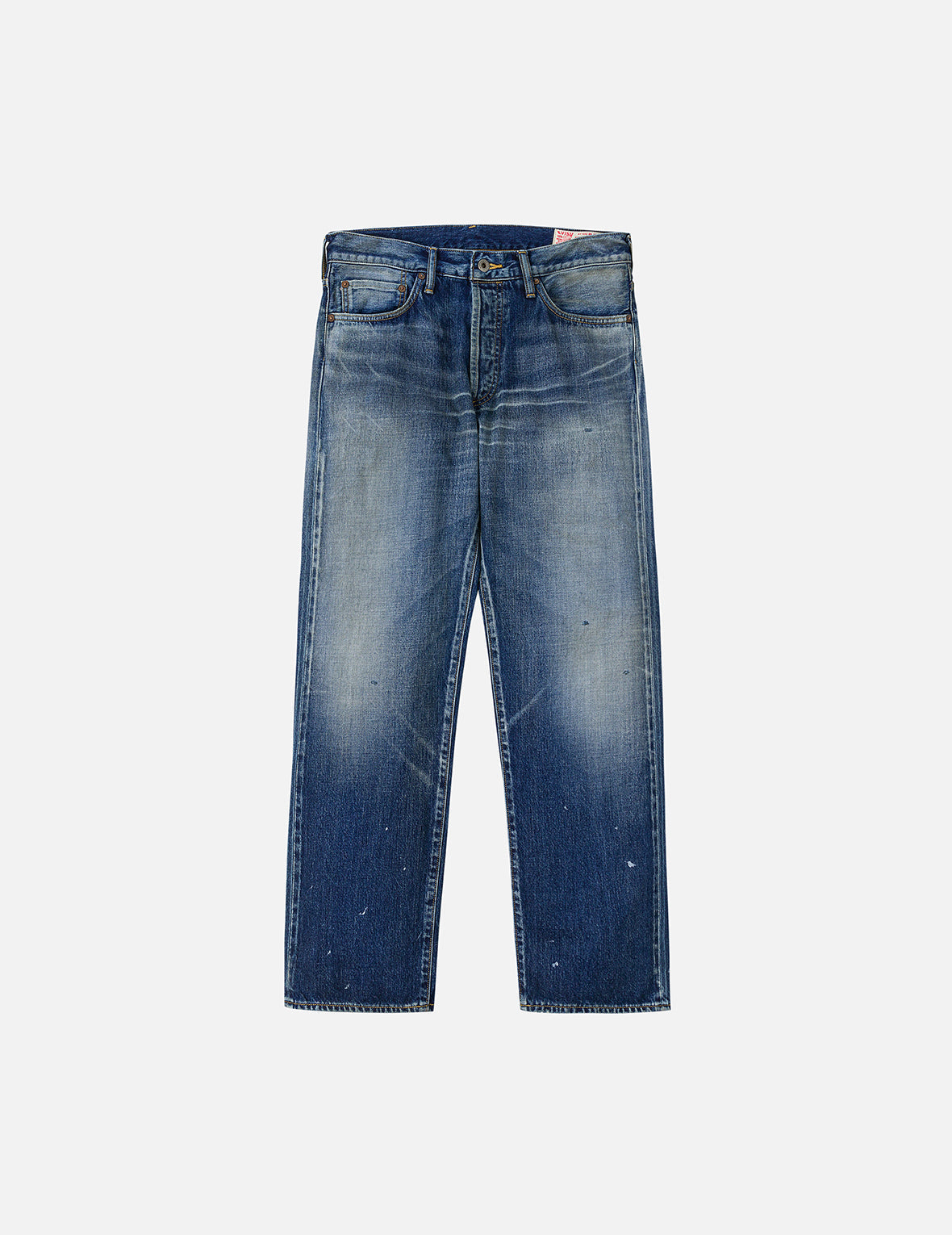 Washed Seagull Print Regular Fit Jeans – EVISU