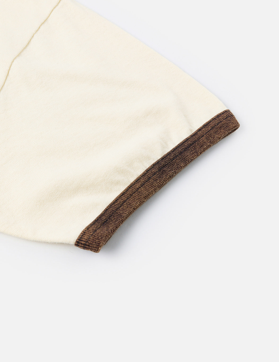 Washed Seagull and Logo Print Regular Fit Ringer T-shirt