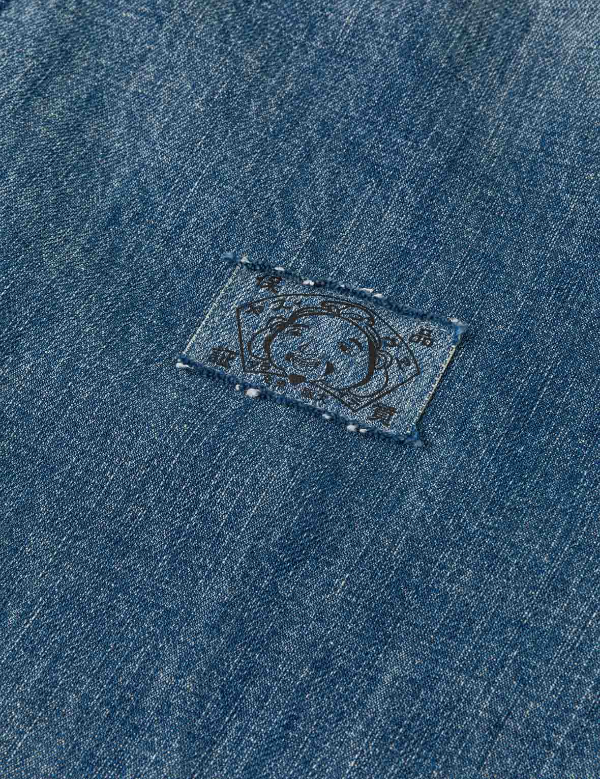 Denim Hooded Anorak Jacket