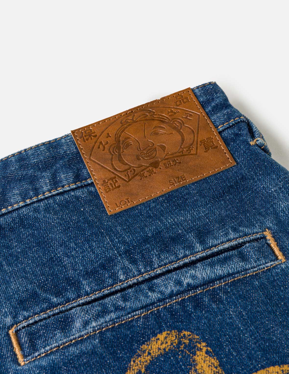 Multi-Pocket Seagull Dark Indigo Jorts – EVISU