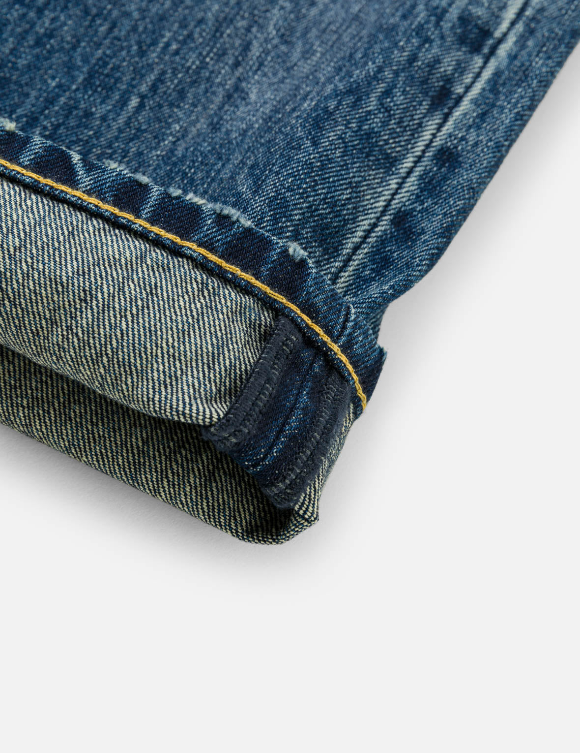 Heavy Washed and Distressed Jeans – EVISU